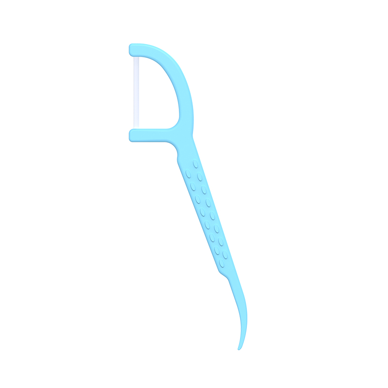 Scobitoare din plastic ABS cu ață dentară aprobată ISO cu aromă de mentă